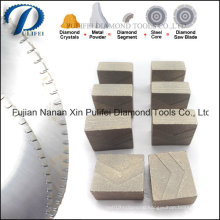 Diamond Material Sintered Stone Cutting Segment for Blank Steel Blade